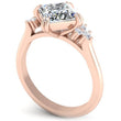 Load image into Gallery viewer, Ben Garelick Princess Cut Compass Set Moonglow Diamond Engagement Ring
