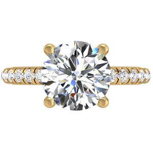 Ben Garelick Round Cut Orion Diamond Engagement Ring