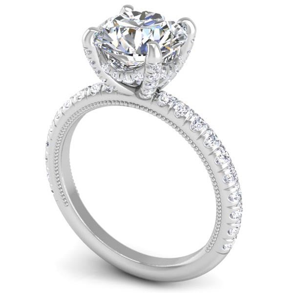 Ben Garelick Round Cut Orion Diamond Engagement Ring