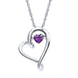 Load image into Gallery viewer, Ben Garelick &quot;Shimmering Heart&quot; Amethyst Heart Pendant
