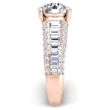 Load image into Gallery viewer, BGLG Mini-Montauk Round &amp; Baguette Lab-Grown Diamond Engagement Ring
