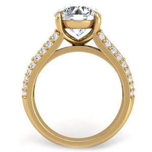 BGLG Mini-Montauk Round & Baguette Lab-Grown Diamond Engagement Ring