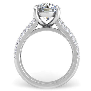 BGLG Mini-Montauk Round & Baguette Lab-Grown Diamond Engagement Ring