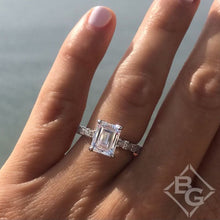 Load image into Gallery viewer, BGLG Nolita 4.00 Carat Baguette Cut Lab-Grown Diamond Engagement Ring
