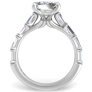 BGLG Nolita 4.00 Carat Baguette Cut Lab-Grown Diamond Engagement Ring