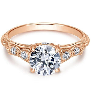Gabriel & Co. Amavida "Chelsea" Round Cut Diamond Engagement Ring