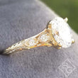 Load image into Gallery viewer, Gabriel Amavida Chelsea Gold Oval Cut Diamond Engagement Ring
