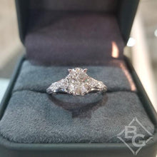 Load image into Gallery viewer, Gabriel &amp; Co. &quot;Chelsea&quot; Oval Cut Diamond Engagement Ring
