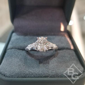 Gabriel & Co. "Chelsea" Oval Cut Diamond Engagement Ring