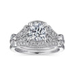 Load image into Gallery viewer, Gabriel &amp; Co. &quot;Columbus&quot; Art Deco Style Halo Diamond Engagement Ring
