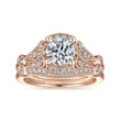 Load image into Gallery viewer, Gabriel &amp; Co. &quot;Columbus&quot; Art Deco Style Halo Diamond Engagement Ring

