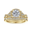 Load image into Gallery viewer, Gabriel &amp; Co. &quot;Columbus&quot; Art Deco Style Halo Diamond Engagement Ring
