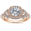 Load image into Gallery viewer, Gabriel &amp; Co. &quot;Delilah&quot; Vintage Style Diamond Halo Engagement Ring
