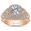 Load image into Gallery viewer, Gabriel &amp; Co. &quot;Delilah&quot; Vintage Style Diamond Halo Engagement Ring
