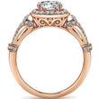 Load image into Gallery viewer, Gabriel &amp; Co. &quot;Delilah&quot; Vintage Style Diamond Halo Engagement Ring
