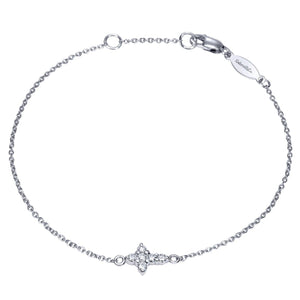 Gabriel & Co. Diamond Cross Tennis Bracelet
