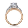 Load image into Gallery viewer, Gabriel &amp; Co. &quot;Naples&quot; Halo Diamond Engagement Ring
