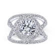 Load image into Gallery viewer, Gabriel &amp; Co. &quot;Naples&quot; Halo Diamond Engagement Ring
