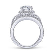 Load image into Gallery viewer, Gabriel &amp; Co. &quot;Naples&quot; Halo Diamond Engagement Ring
