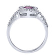 Load image into Gallery viewer, Gabriel &amp; Co. Round Cut Gemstone &amp; Diamond Halo Fashion Ring
