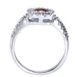 Load image into Gallery viewer, Gabriel &amp; Co. Round Cut Gemstone &amp; Diamond Halo Fashion Ring
