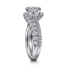 Load image into Gallery viewer, Gabriel &amp; Co. &quot;Zaira&quot; Bypass Twist Diamond Engagement Ring
