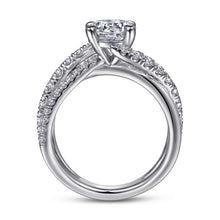 Load image into Gallery viewer, Gabriel &amp; Co. &quot;Zaira&quot; Bypass Twist Diamond Engagement Ring
