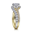 Load image into Gallery viewer, Gabriel &amp; Co. &quot;Zaira&quot; Bypass Twist Diamond Engagement Ring

