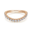 Load image into Gallery viewer, Gabriel &amp; Co. &quot;Zaira&quot; Curved Diamond Wedding Band
