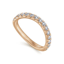 Load image into Gallery viewer, Gabriel &amp; Co. &quot;Zaira&quot; Curved Diamond Wedding Band
