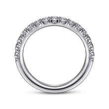 Load image into Gallery viewer, Gabriel &amp; Co. &quot;Zaira&quot; Curved Diamond Wedding Band

