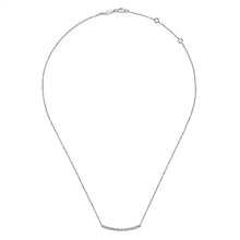 Load image into Gallery viewer, Gabriel &quot;Indulgence&quot; Fixed Trapeze Bar Necklace
