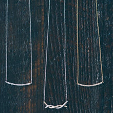 Load image into Gallery viewer, Gabriel &quot;Indulgence&quot; Fixed Trapeze Bar Necklace
