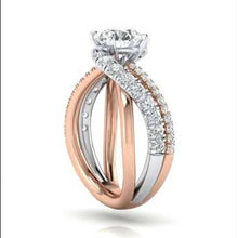 Load and play video in Gallery viewer, Gabriel &amp; Co. &quot;Zaira&quot; Bypass Twist Diamond Engagement Ring
