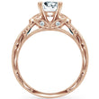 Load image into Gallery viewer, Kirk Kara Rose Gold &quot;Dahlia&quot; Marquise Side Stone Diamond Engagement Ring Side View
