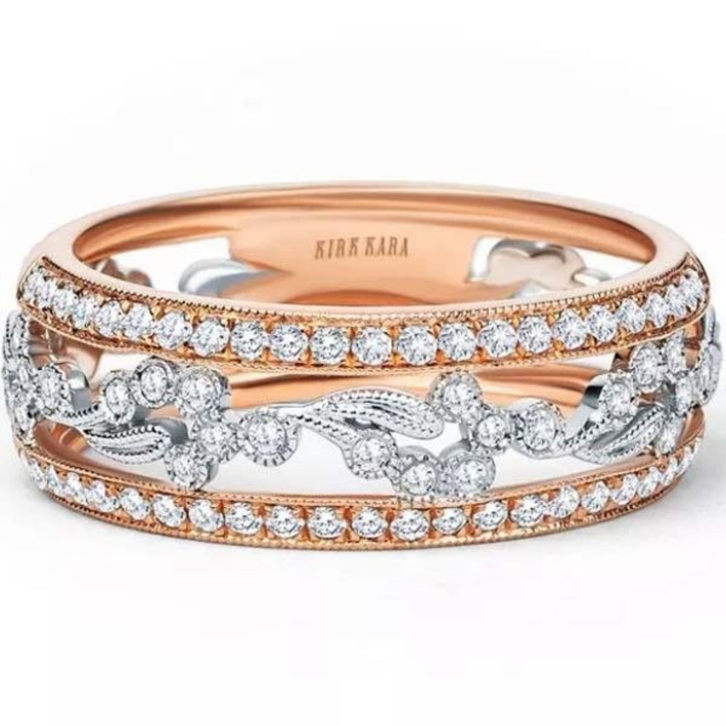 Kirk Kara White & Rose Gold 