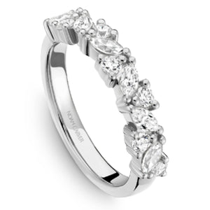 Noam Carver Marquise & Round Cut Diamond Wedding Band