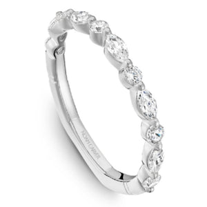 Noam Carver Marquise & Round Cut Wedding Band