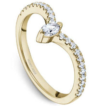 Load image into Gallery viewer, Noam Carver Marquise Tip &quot;V&quot; Shaped Diamond Wedding Band
