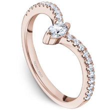 Load image into Gallery viewer, Noam Carver Marquise Tip &quot;V&quot; Shaped Diamond Wedding Band
