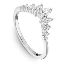 Load image into Gallery viewer, Noam Carver Tiara Pear Cut Diamond Wedding Band
