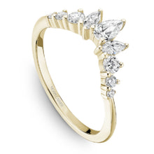 Load image into Gallery viewer, Noam Carver Tiara Pear Cut Diamond Wedding Band
