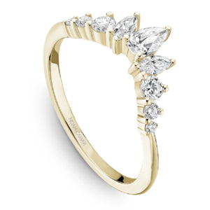 Noam Carver Tiara Pear Cut Diamond Wedding Band