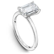 Load image into Gallery viewer, Noam Carver 14K White Gold Emerald Cut High Polish Solitaire Engagement Ring
