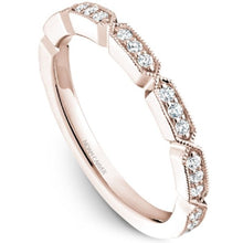 Load image into Gallery viewer, Noam Carver Vintage Style Wedding Band with Milgrain Details
