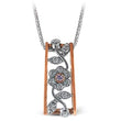 Load image into Gallery viewer, Simon G. 18K Rose and White Two-Tone Gold Flower Pendant

