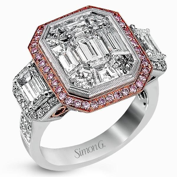 Simon G. 4.81 Carat Right Hand Halo Diamond 