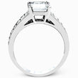 Load image into Gallery viewer, Simon G. Emerald Cut Diamond Baguette Engagement Ring
