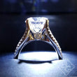 Load image into Gallery viewer, Simon G. Large Center &quot;Cathedral Style&quot; Diamond Engagement Ring
