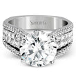 Load image into Gallery viewer, Simon G. Large Center &quot;Cathedral Style&quot; Diamond Engagement Ring
